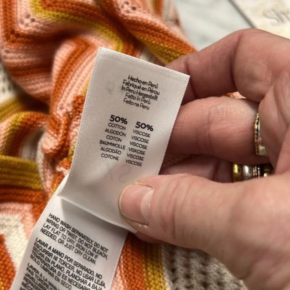 MOTHER The Cut It Out Knit Crochet Midi Skirt Size XS - Picture 9 of 16